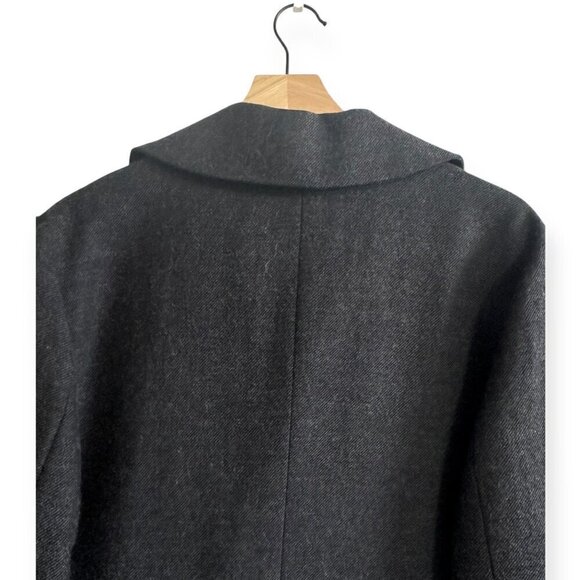 Marni Gray Wool Double Breasted Coat, Size 44 Italy/M‎ - Picture 13 of 16